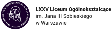 LXXV Liceum Ogólnokształcące - link do strony głównej
