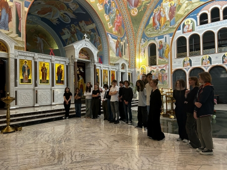 Wizyta uczniów klas dyplomatycznych w Cerkwii