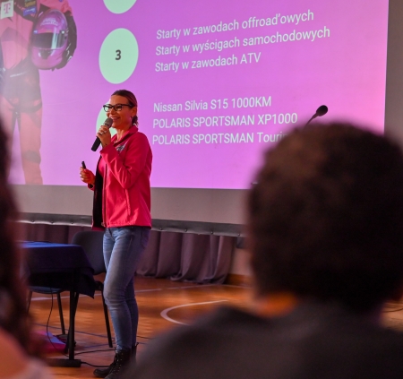 Relacja ze spotkania z Karoliną Pilarczyk – bezpieczeństwo w ruchu drogowym i motomotywacj